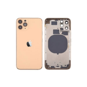 Chasis iPhone 11 Pro  Dorado  Con Tapa