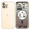 Chasis iPhone 12 Pro  Dorado  Con Tapa