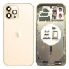 Chasis iPhone 12 Pro Max  Dorado  Con Tapa