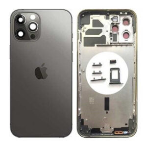 Chasis iPhone 12 Pro Max  Negra  Con Tapa