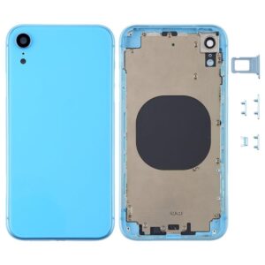 Chasis IPhone XR  Azul  Con Tapa