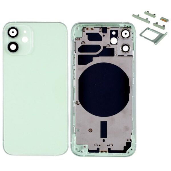 Chasis iPhone 12 Mini  Verde  Con Tapa