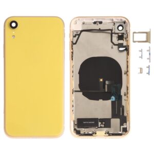 Chasis iPhone XR  Amarillo  Con Tapa