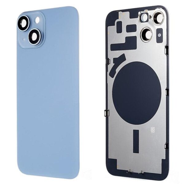 Tapa Iphone 14  Con Soporte  Azul