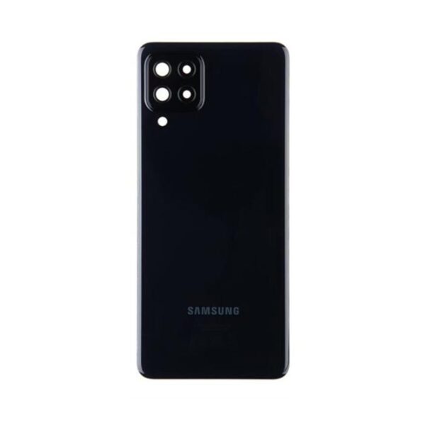 Tapa Galaxy A22 4G  Negro  Con Lente