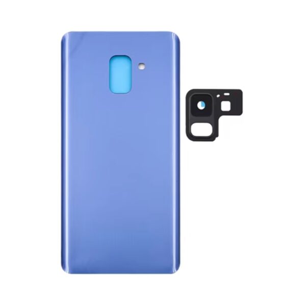 Tapa Galaxy A8 2018  A5 2018 Con Lente Azul