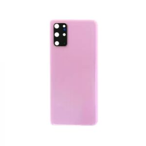 Tapa Galaxy S20 Plus  Rosa  Con Lente