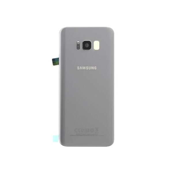 Tapa Galaxy S8 Plus  Plata  Con lente