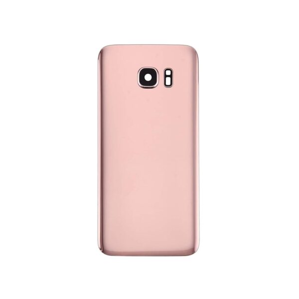 Tapa S7 Edge  Rosa  Con Lente