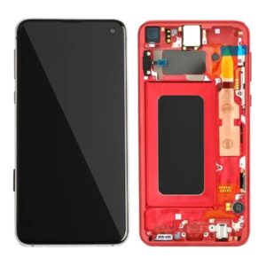 Pantalla S10E Original Reparada Marco Rojo