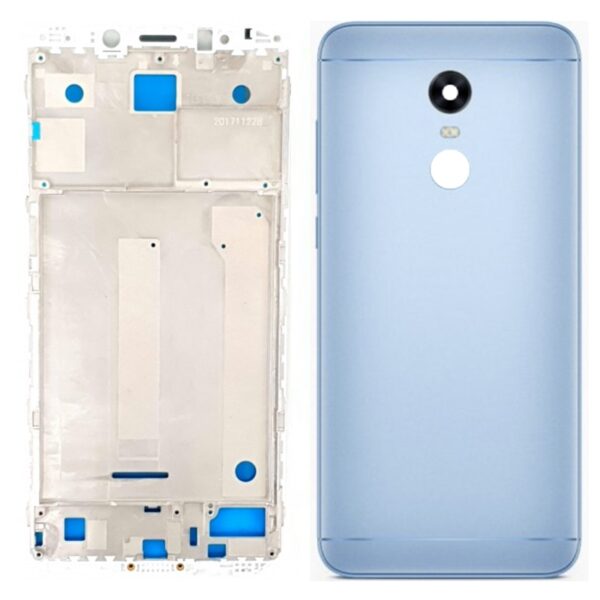 Chasis Intermedio Redmi 5 Plus  tapa lente azul