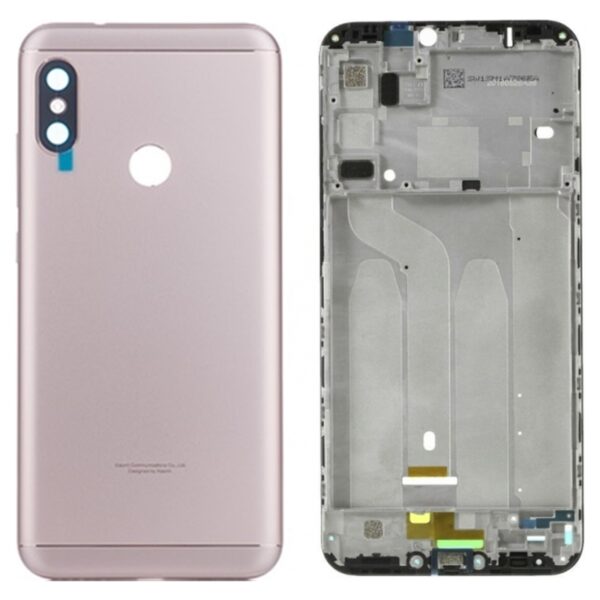 Chasis Intermedio Redmi 6 Pro con lente Gris