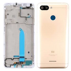 Chasis Intermedio Redmi 6  con tapa lente  Dorada