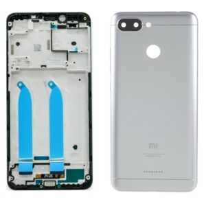 Chasis Intermedio Redmi 6  con tapa lente  Gris