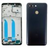 Chasis Intermedio Redmi 6  con tapa lente  Negra