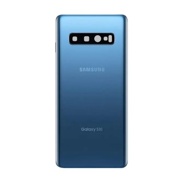 Tapa Galaxy S10  Con lente  Azul