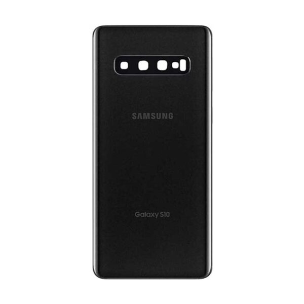 Tapa Galaxy S10  Con lente Negra