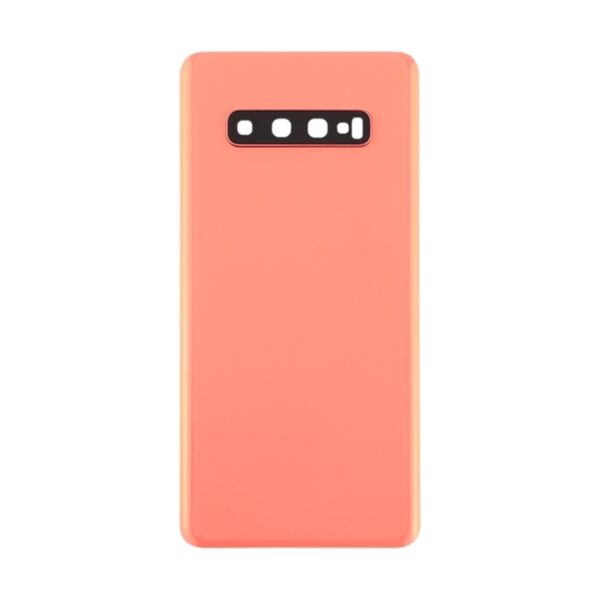 Tapa Galaxy S10 Plus Con lente Naranja