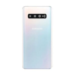 Tapa Galaxy S10 Original  Con lente Blanca