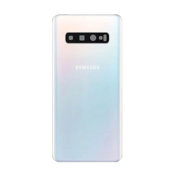 Tapa Galaxy S10 Original  Con lente Blanca