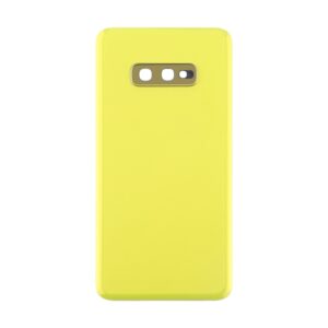 Tapa Galaxy S10e  Con lente  Amarillo