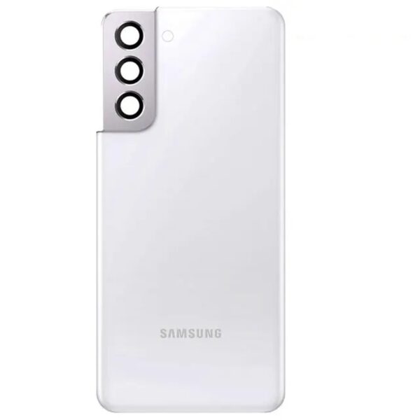 Tapa Galaxy S21 5G  Con lente  Blanco