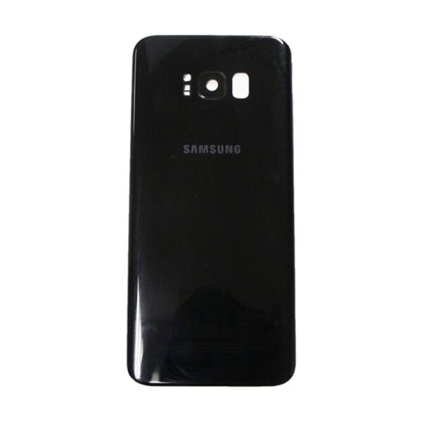 Tapa Galaxy S8  Negra  Con lente