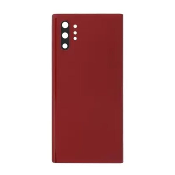 Tapa Note 10 Plus 4G 5G Con lente Roja