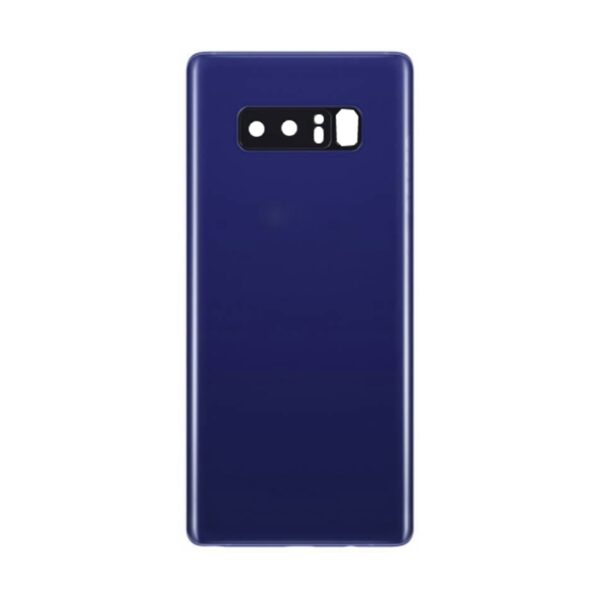 Tapa Note 8  Con lente  Azul