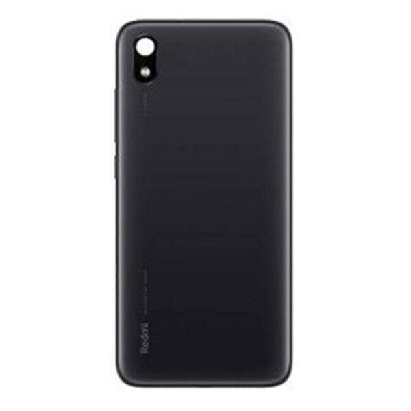 Tapa Redmi 7A  Con Lente  Negra