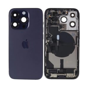 Chasis Iphone 14 Pro  Morado  Con Tapa