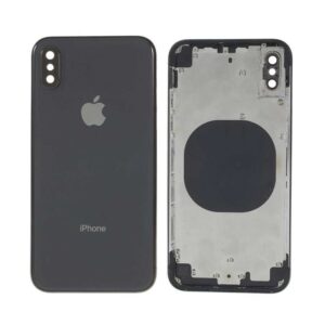 Chasis iPhone X  Negro  Con Tapa