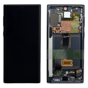 Pantalla Note 10 Original Reparada Marco Negro