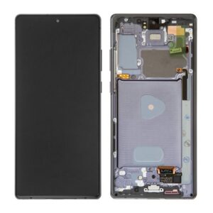 Pantalla Note 20 Original Reparada Marco Negro