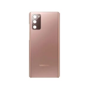 Tapa Note 20 4G  5G  Bronce  Con Lente