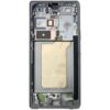 Pantalla S25 Edge  Original Marco Negro