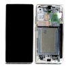 Pantalla S25 Edge  Original Marco Plata
