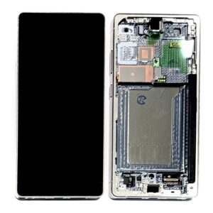Pantalla S25 Edge  Original Marco Plata