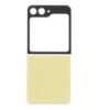 Tapa Z Flip 6  Con Lente  Amarillo