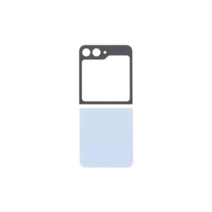 Tapa Z Flip 6  Con Lente  Azul 
