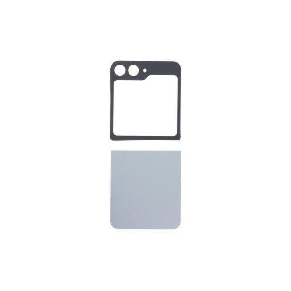 Tapa Z Flip 6  Con Lente  Plata