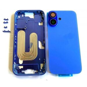 Chasis Iphone 16  Azul  Con Tapa