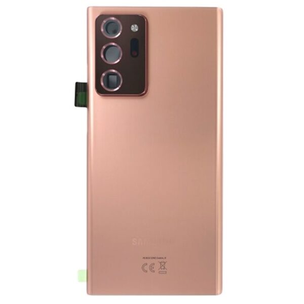Tapa Note 20 Ultra 4G  5G  Con lente Bronce Servic