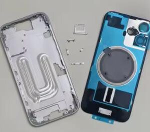 Chasis Iphone 16  Blanco  Con Tapa