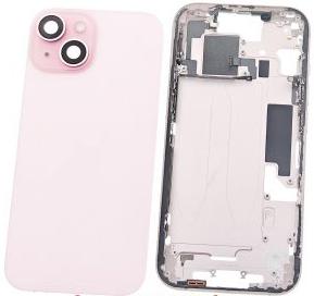 Chasis iPhone 15  Rosa  Con Tapa