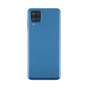 Tapa Galaxy A12  Azul  Con Lente