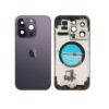 Chasis Iphone 14 Pro  Morado  Con Tapa