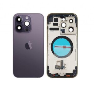 Chasis Iphone 14 Pro  Morado  Con Tapa