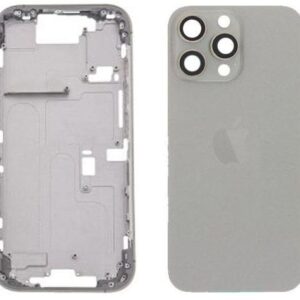 Chasis Iphone 16 Pro Max Titanio Natural Con Tapa