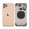 Chasis iPhone 11 Pro Max  Dorado  Con Tapa